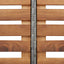 omkrans til spabad 268x268x55 cm polyrattan grå