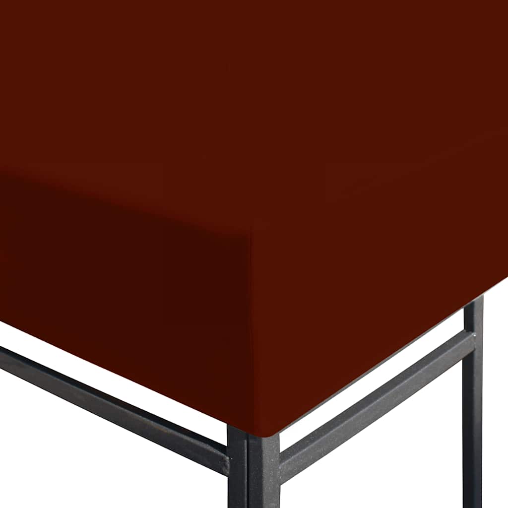 pavillontopdække 310 g/m² 3 x 3 m terracotta