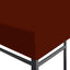 pavillontopdække 310 g/m² 3 x 4 m terracotta
