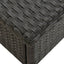 tebord 50 x 50 x 47 cm polyrattan sort