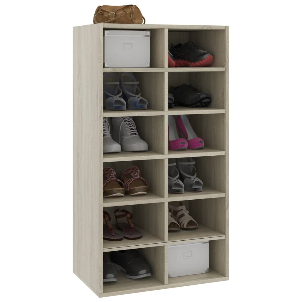 skoreol 54x34x100,5 cm konstrueret træ sonoma-eg