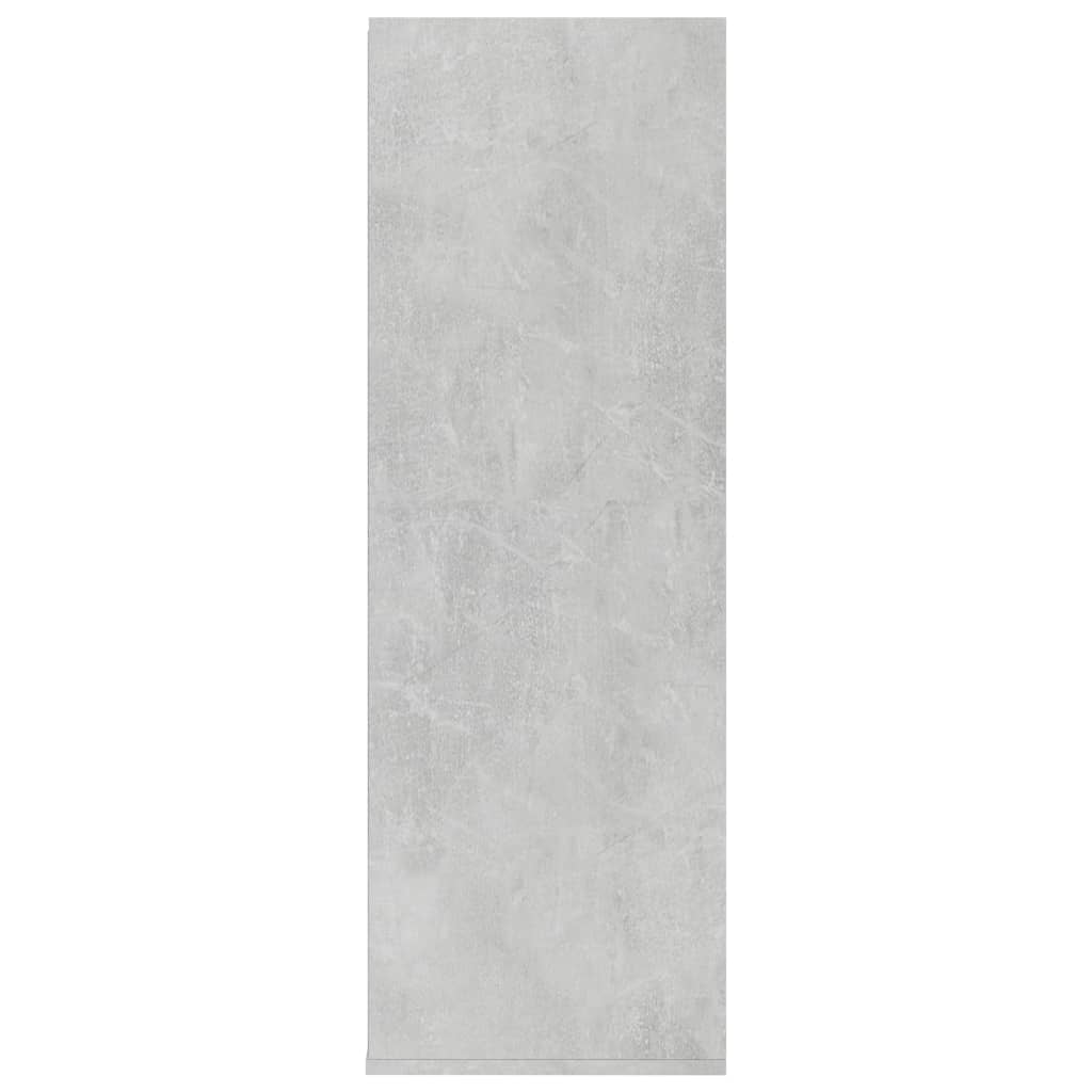 skoreol 54x34x100,5 cm konstrueret træ betongrå