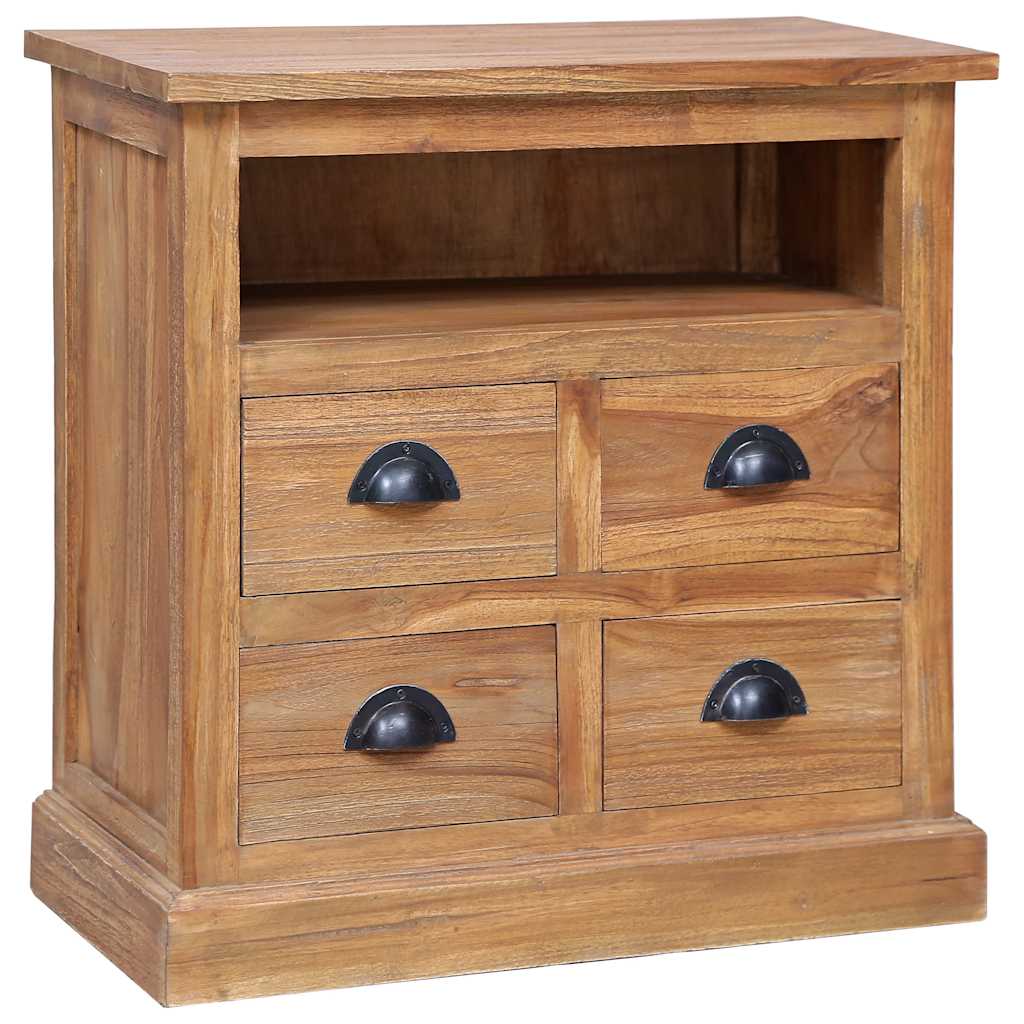 skænk 60x30x60 cm massivt teaktræ