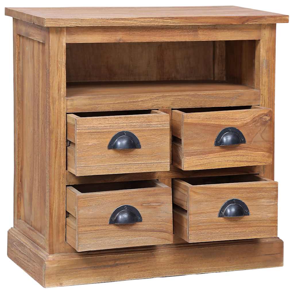 skænk 60x30x60 cm massivt teaktræ