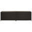 opbevaringskasse til haven 200x50x60 polyrattan brun
