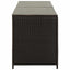 opbevaringskasse til haven 200x50x60 polyrattan brun