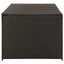 opbevaringskasse til haven 180x90x70 cm polyrattan brun