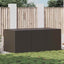 opbevaringskasse til haven 180x90x70 cm polyrattan brun