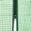 drivhus med 12 hylder 143 x 214 x 196 cm stål