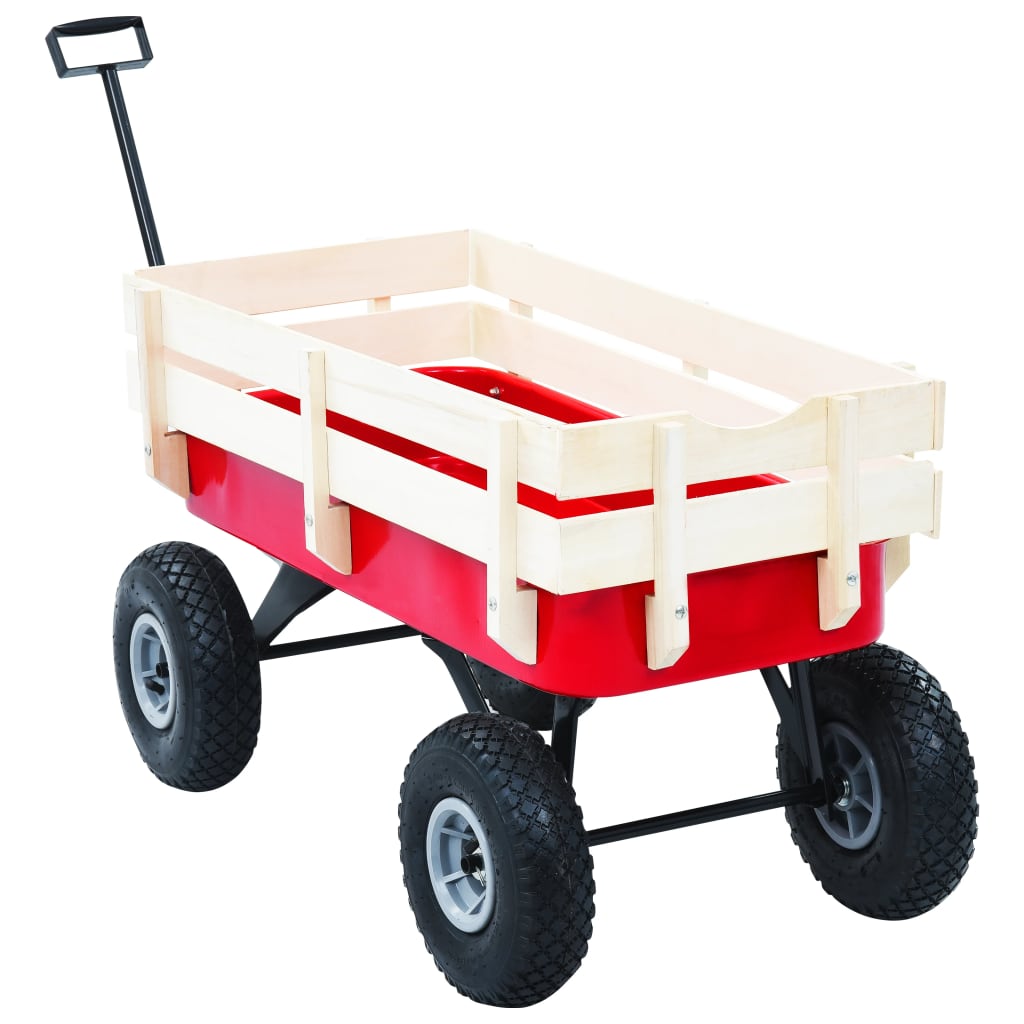havevogn 150 kg rød