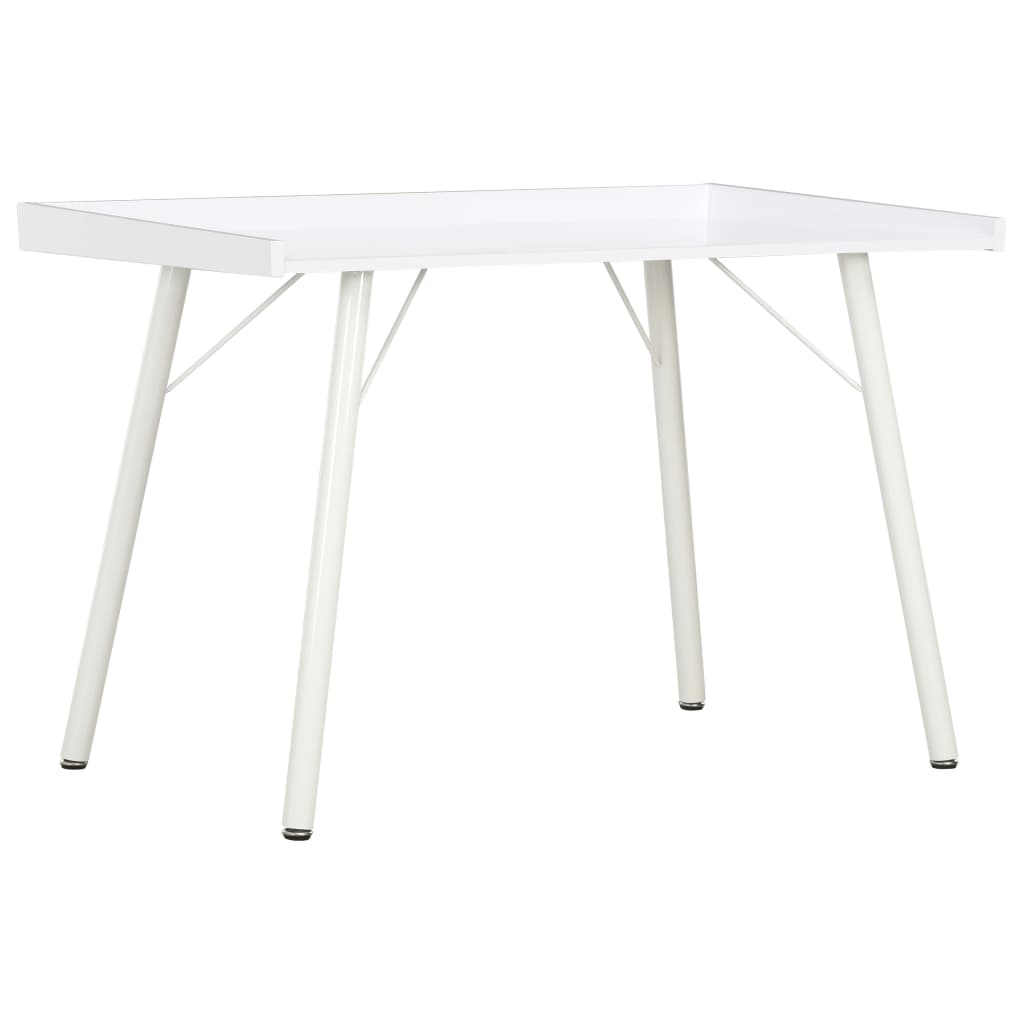 skrivebord 90x50x79 cm hvid