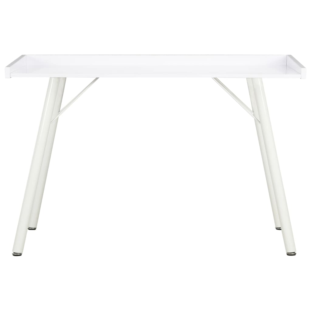 skrivebord 90x50x79 cm hvid