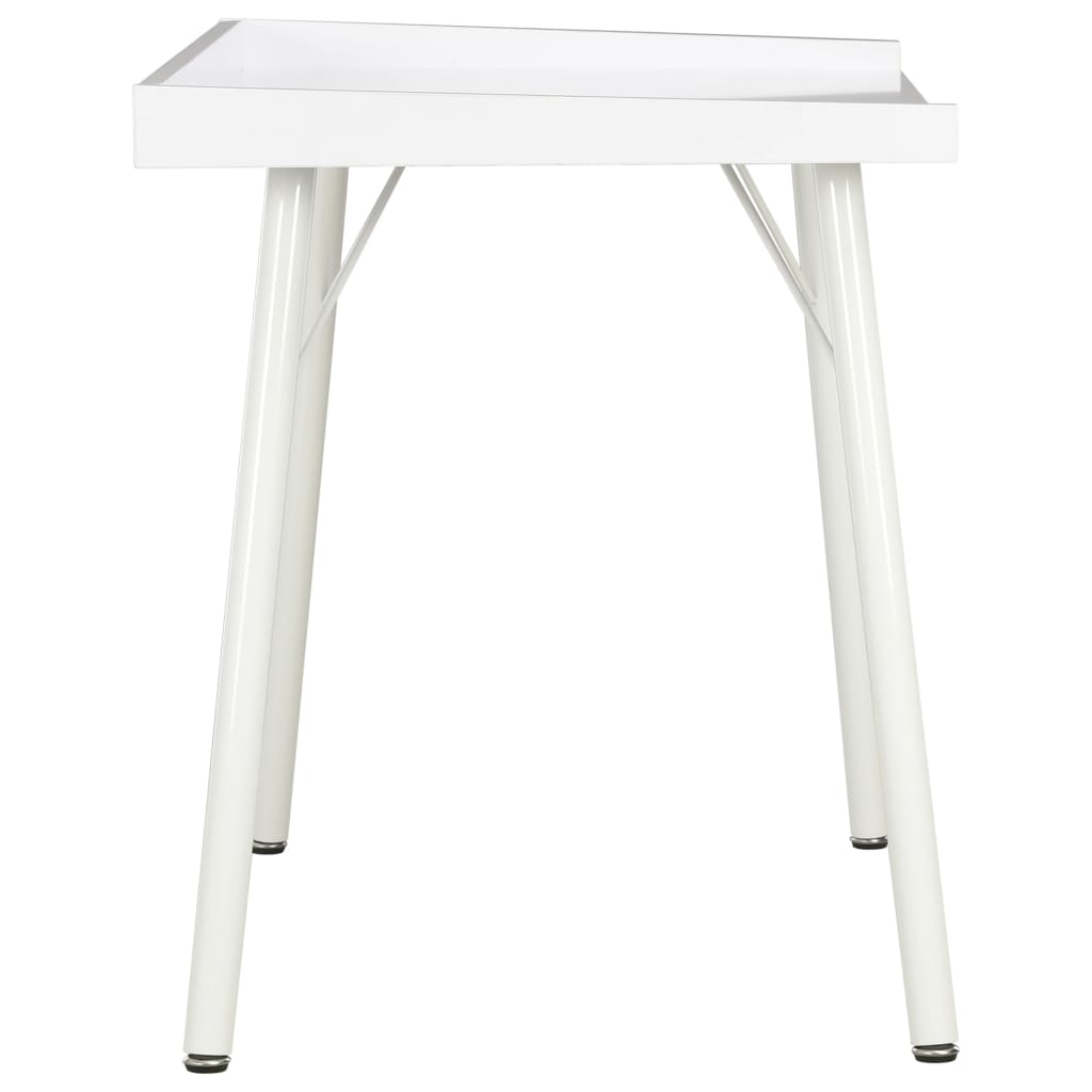 skrivebord 90x50x79 cm hvid