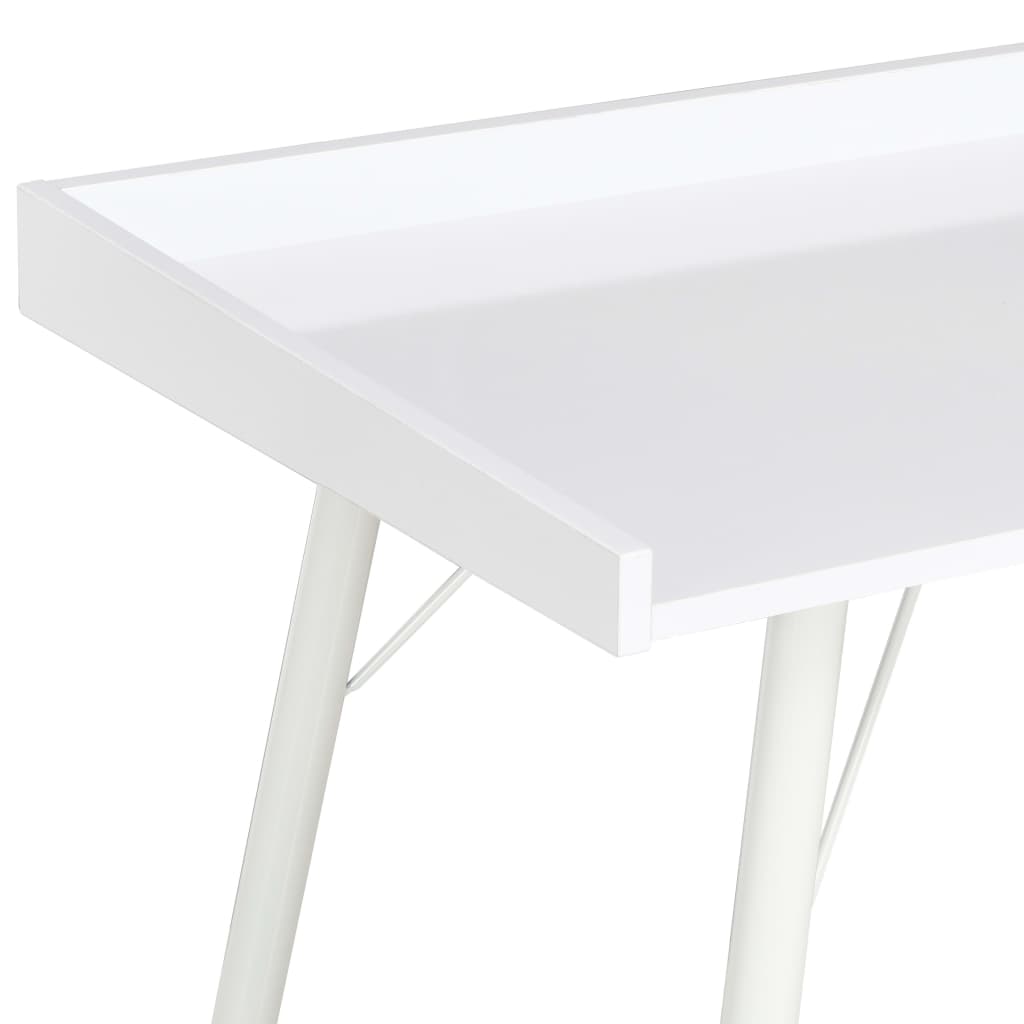 skrivebord 90x50x79 cm hvid