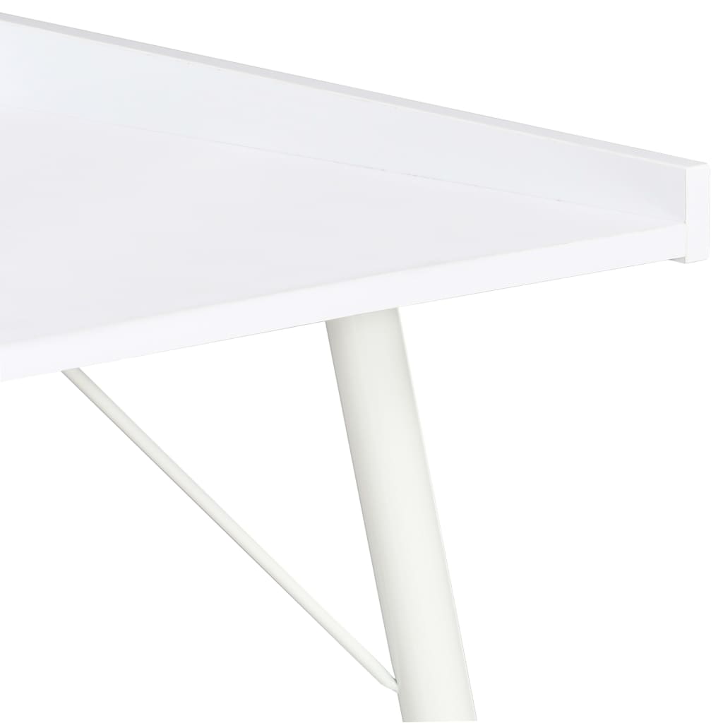 skrivebord 90x50x79 cm hvid