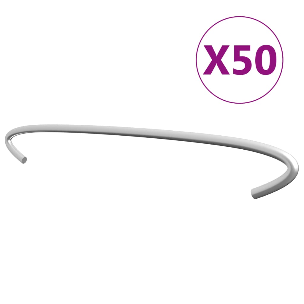 gabionkroge 50 stk. galvaniseret stål 40 cm