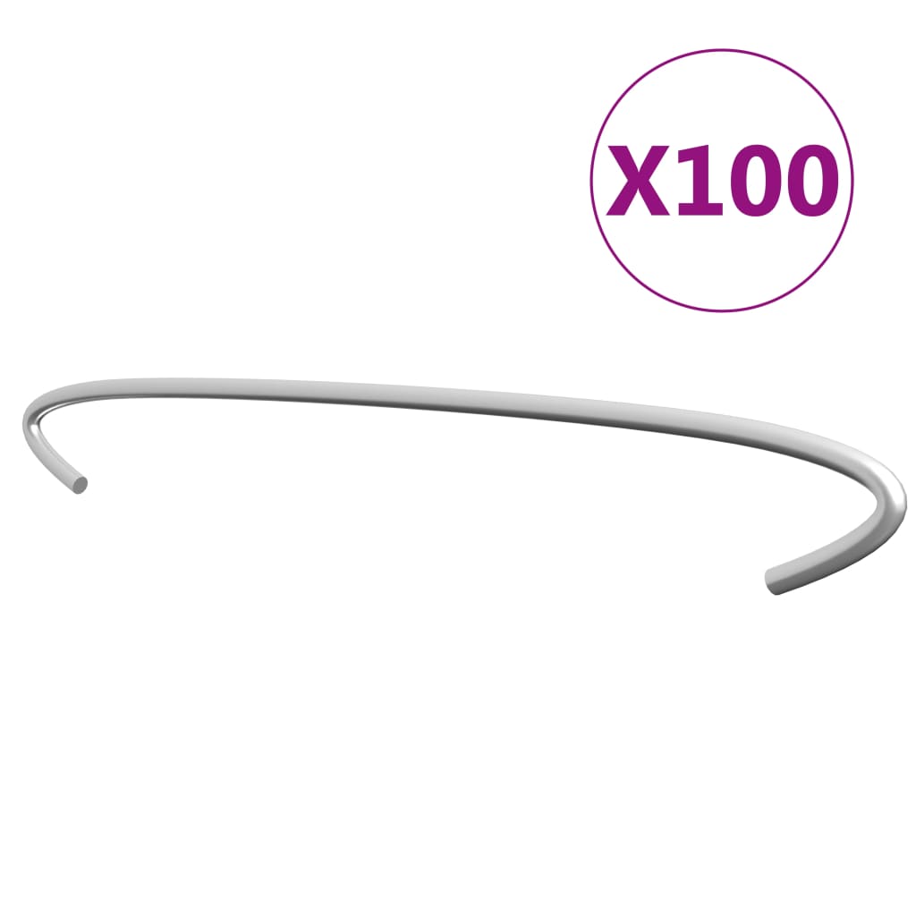 gabionkroge 100 stk. galvaniseret stål 50 cm