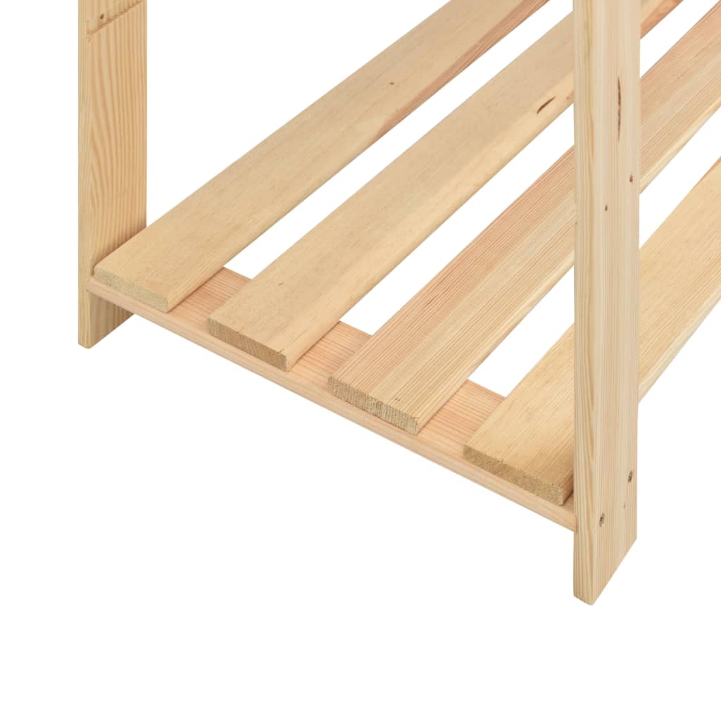reol i 5 niveauer 170 x 38 x 170 cm massivt fyrretræ 500 kg