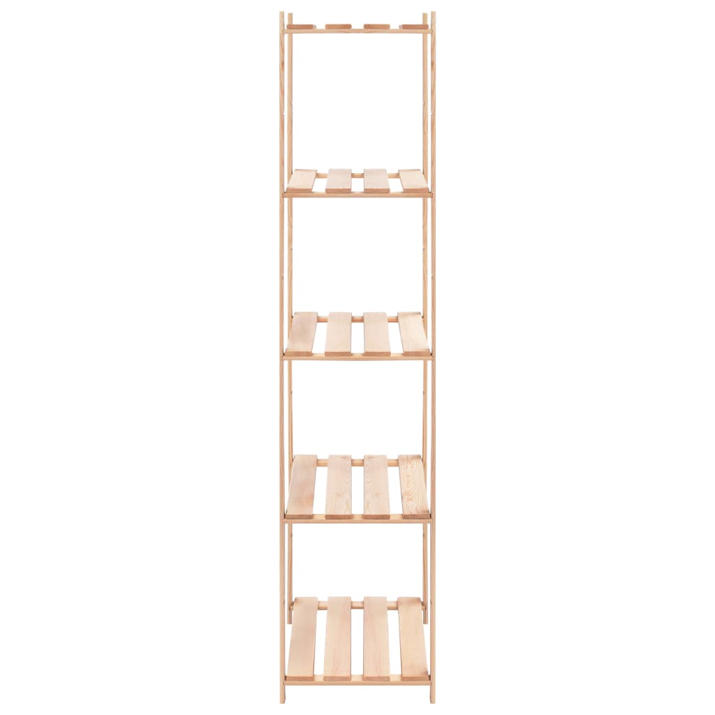 reol i 5 niveauer 80 x 38 x 170 cm massivt fyrretræ 250 kg