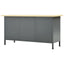 arbejdsbord 120x60x85 cm stål sort