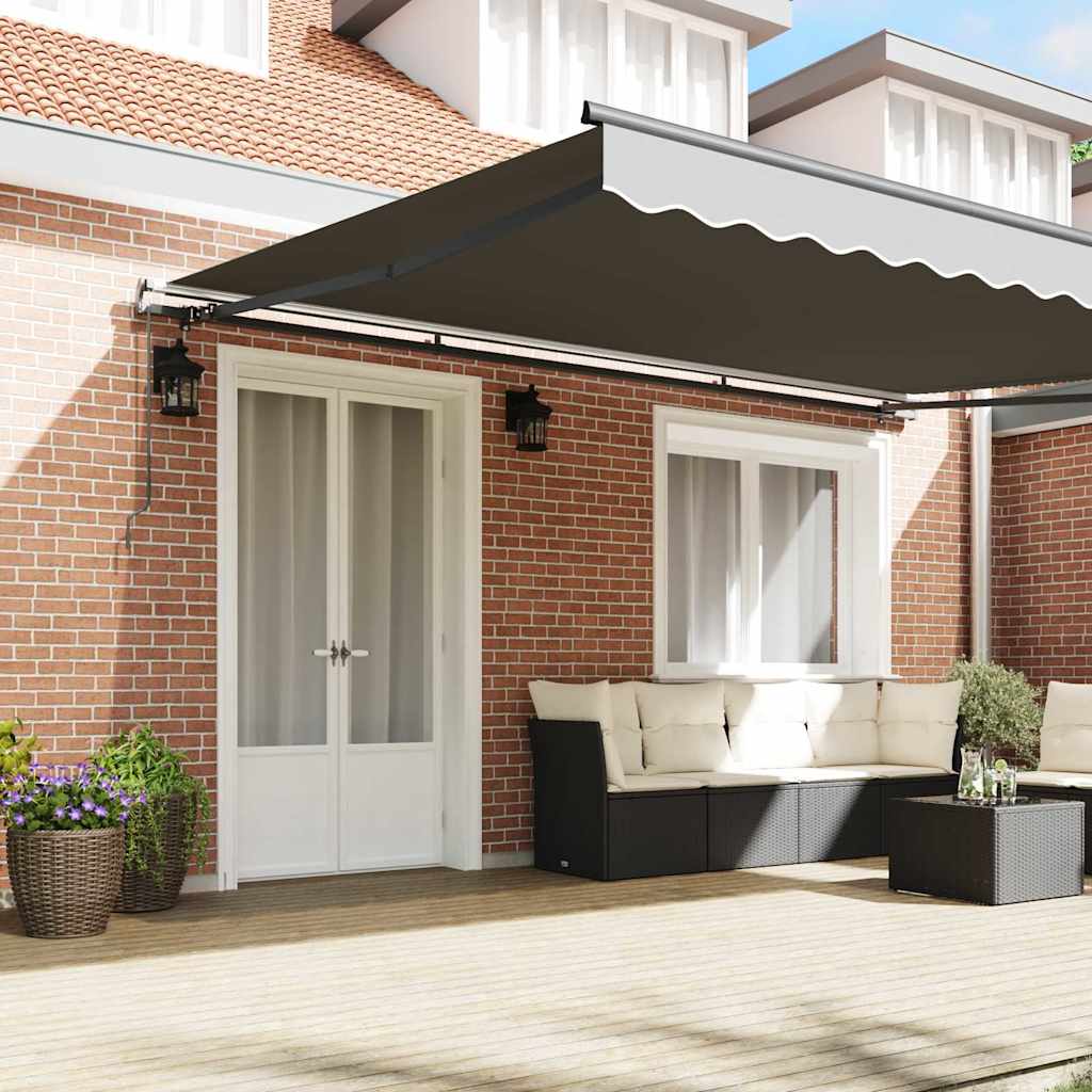 Markiseramme Antracit 4,5 x 2,5 m Aluminium