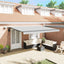 Markiseramme Antracit 4,5 x 2,5 m Aluminium