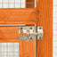 kaninbur 140x63x120 cm massivt fyrretræ