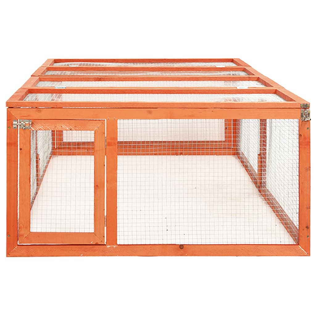 kaninbur 183x90x46,5 cm massivt fyrretræ