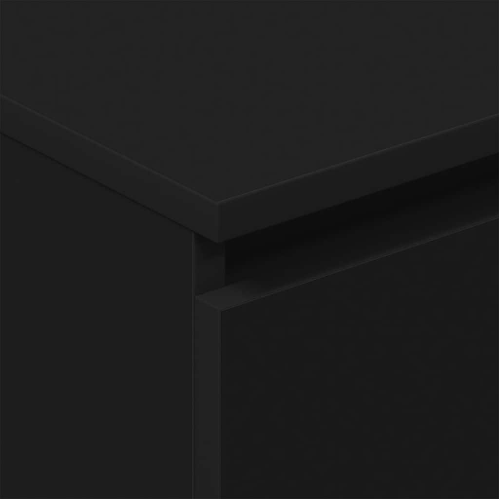 skænk 60x35x98,5 cm konstrueret træ sort