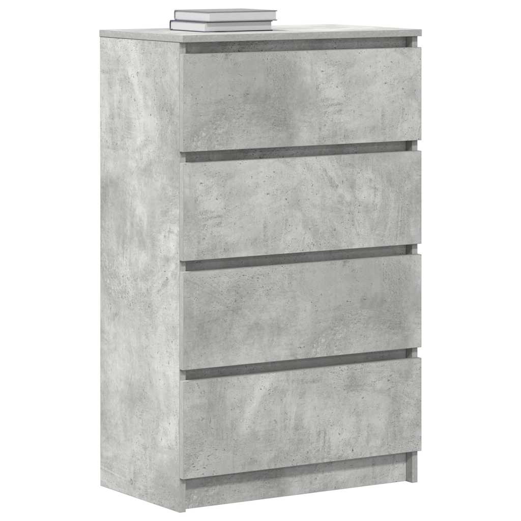skænk 60x35x98,5 cm konstrueret træ betongrå