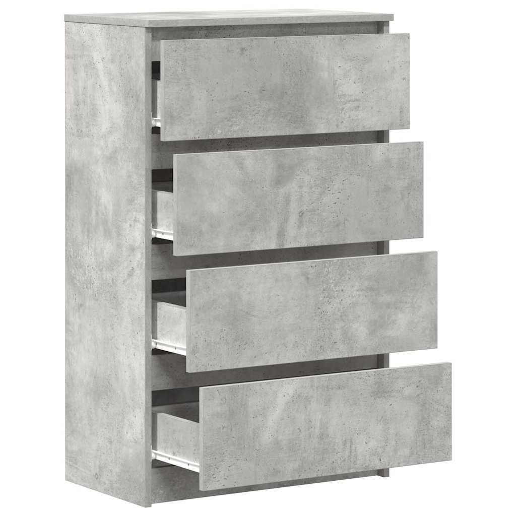 skænk 60x35x98,5 cm konstrueret træ betongrå