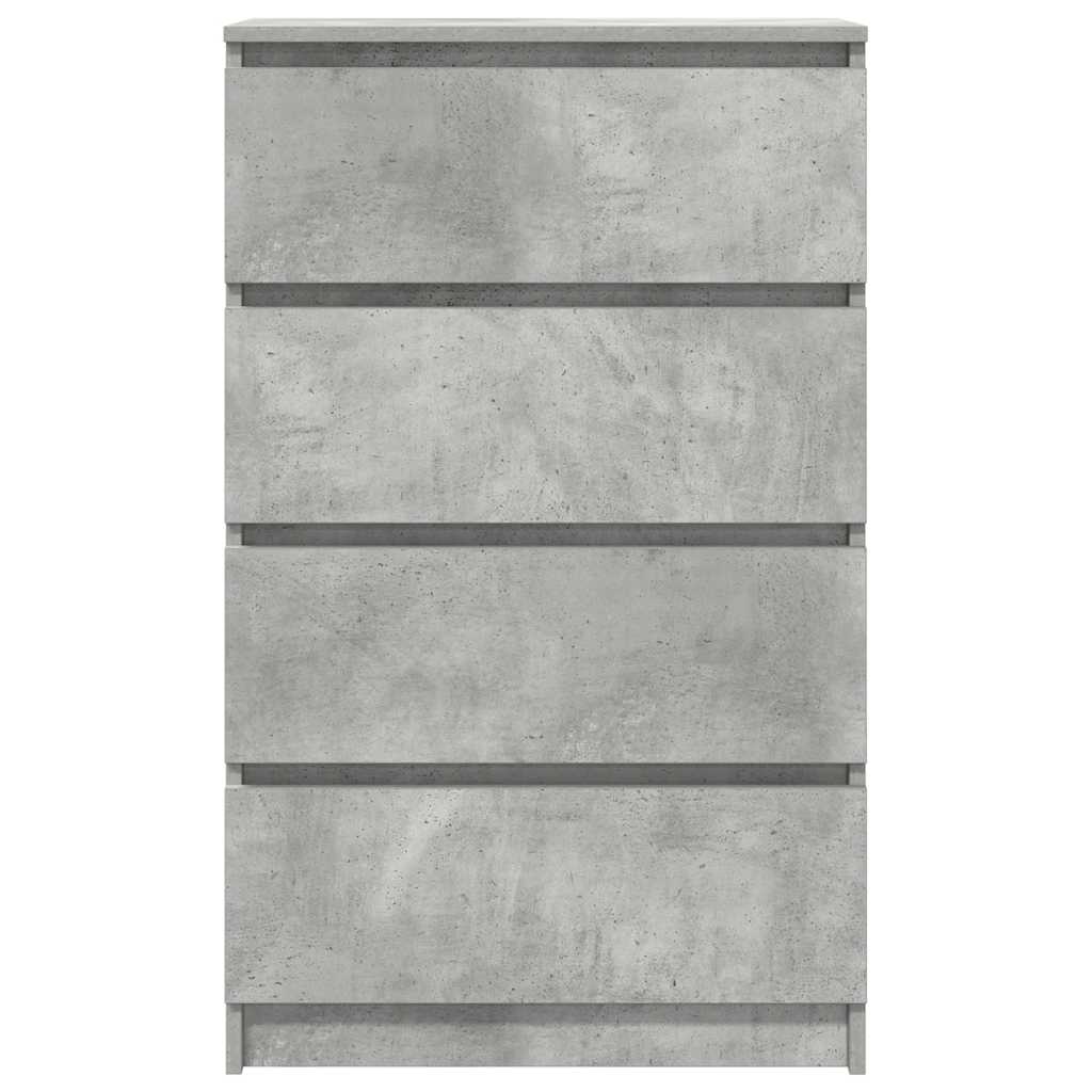 skænk 60x35x98,5 cm konstrueret træ betongrå