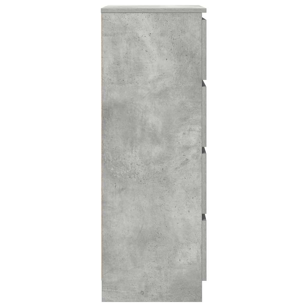 skænk 60x35x98,5 cm konstrueret træ betongrå