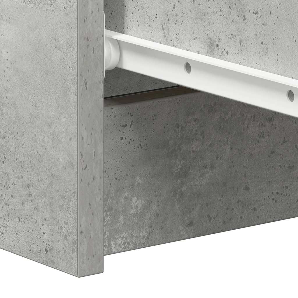 skænk 60x35x98,5 cm konstrueret træ betongrå