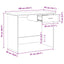 skrivebord 100x50x76 cm konstrueret træ hvid