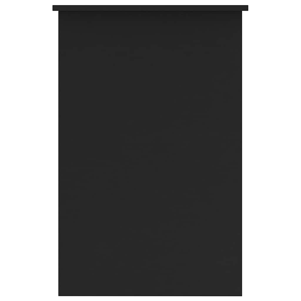 skrivebord 100x50x76 cm konstrueret træ sort