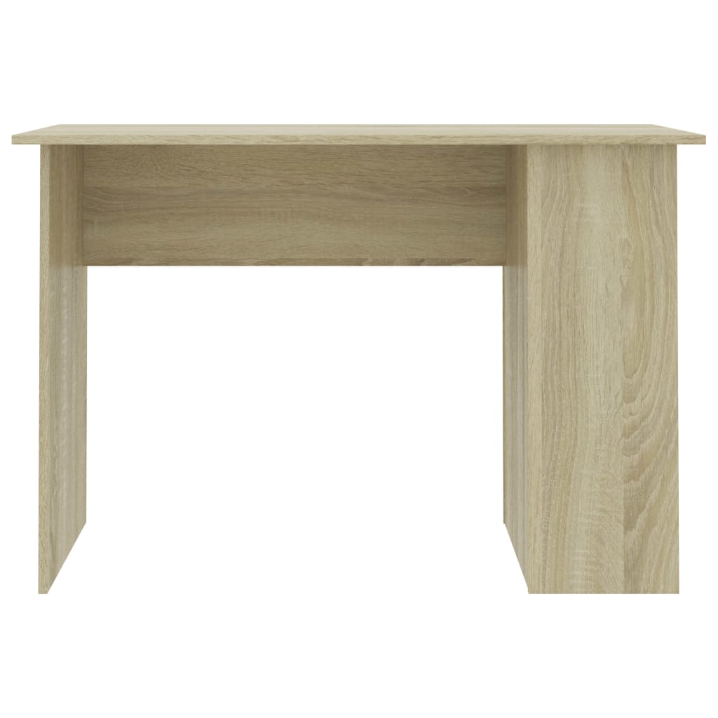 skrivebord 110x60x73 cm konstrueret træ sonoma-eg