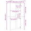 klædeskab 90x52x200 cm konstrueret træ sonoma-eg