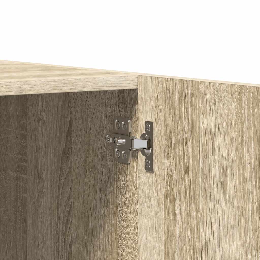 klædeskab 80 x 52 x 180 cm konstrueret træ sonoma-eg
