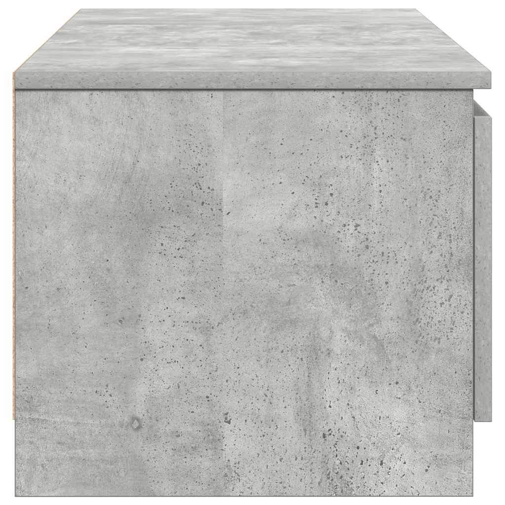 tv-bord 140x40x35,5 cm konstrueret træ betongrå