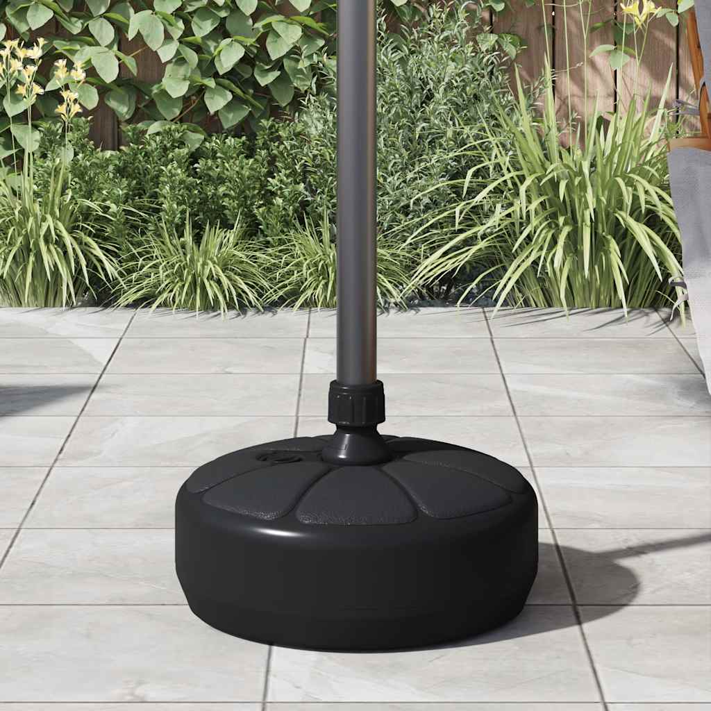 parasolfod 15 l sand- eller vandfyld sort