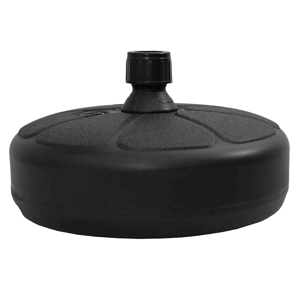 parasolfod 15 l sand- eller vandfyld sort