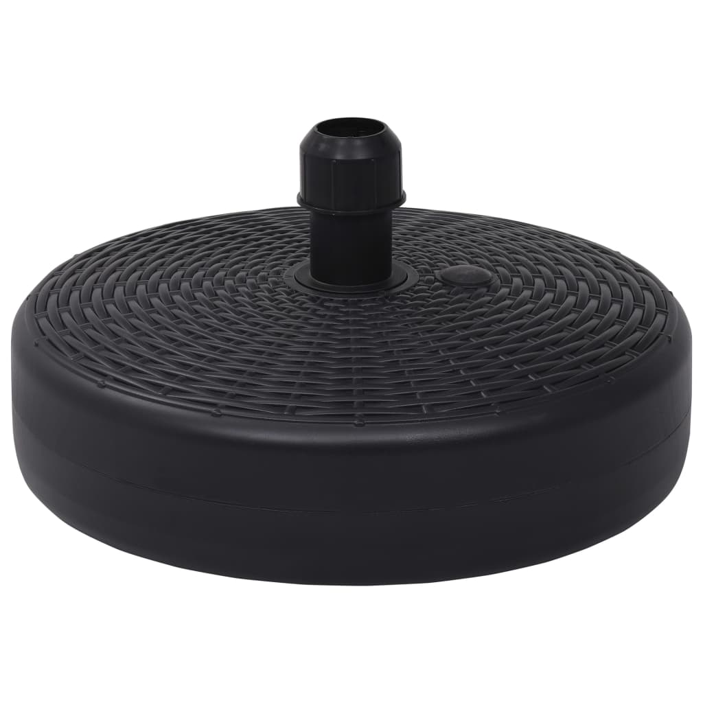 parasolfod 24 l sand- eller vandfyld sort