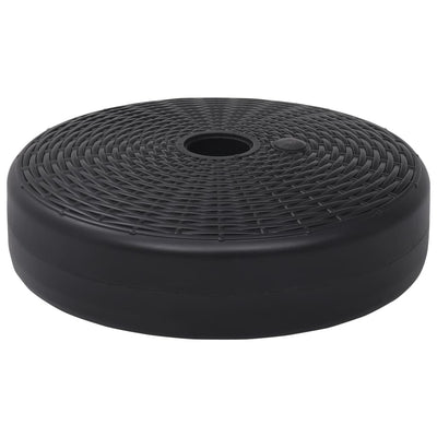 parasolfod 24 l sand- eller vandfyld sort
