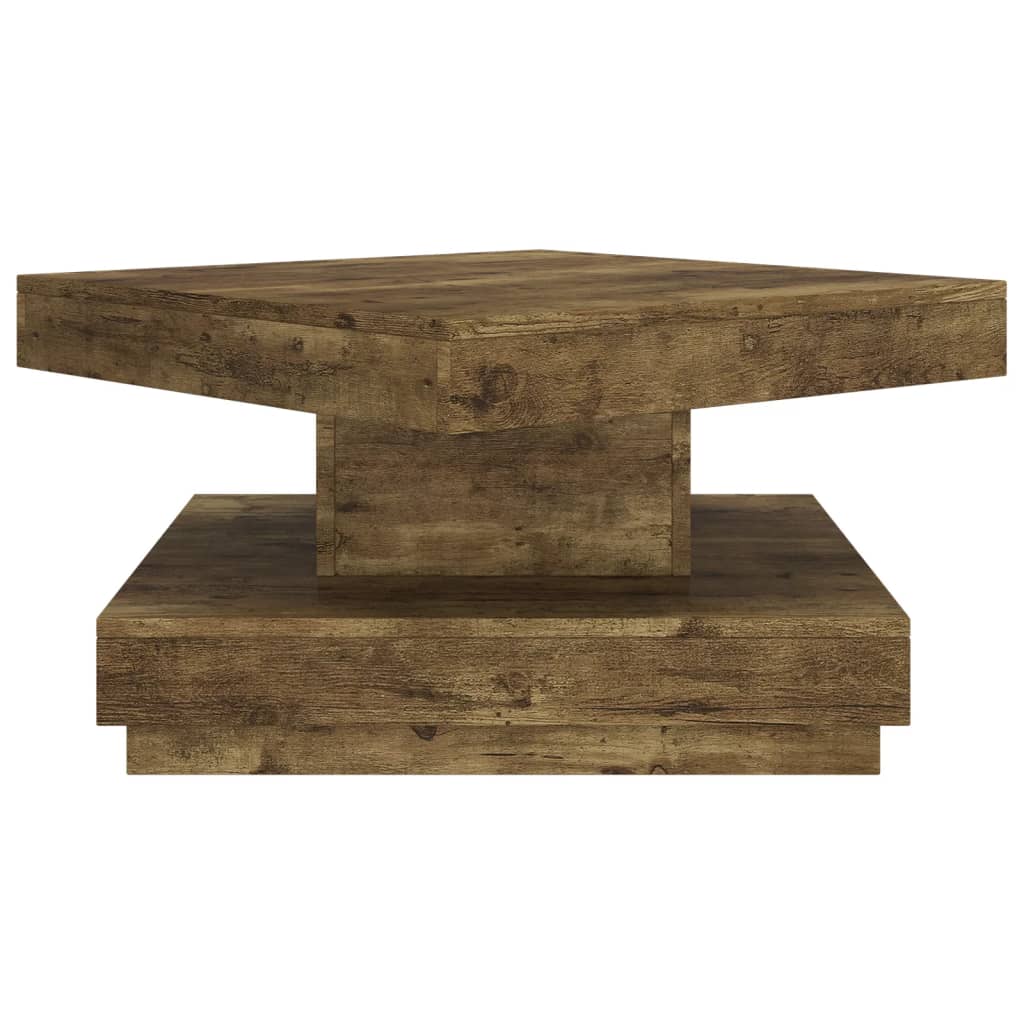 sofabord 60x60x35 cm MDF mørkebrun
