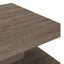 sofabord 60x60x35 cm MDF grå