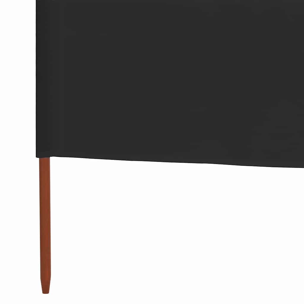 3-panels læsejl 400x160 cm stof antracitgrå