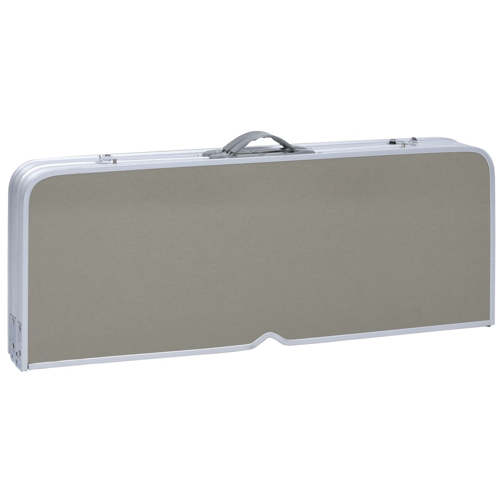 foldbart campingbord med 4 siddepladser stål aluminium
