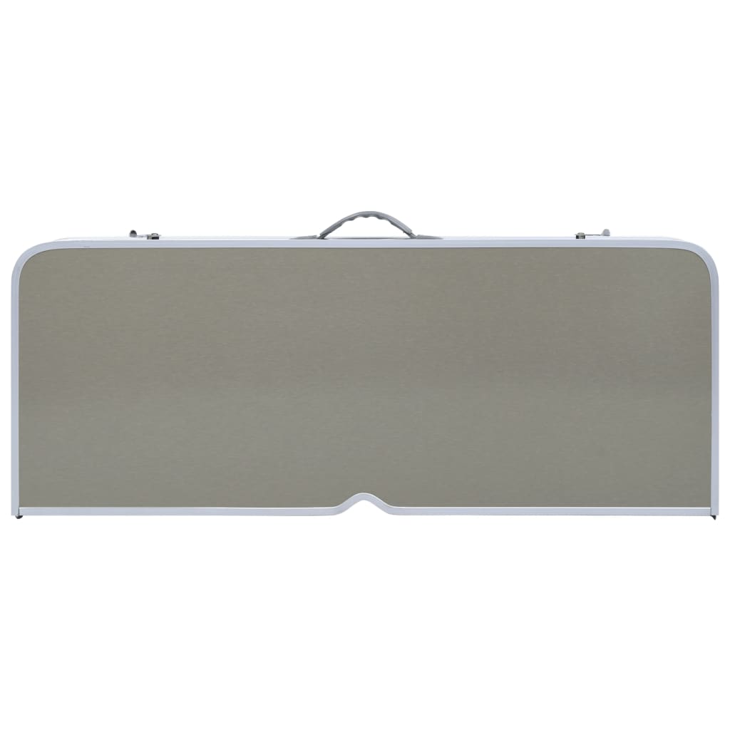 foldbart campingbord med 4 siddepladser stål aluminium