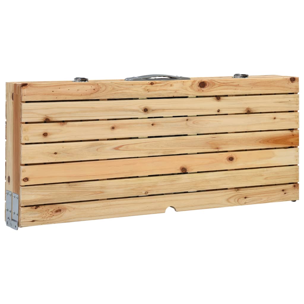 foldbart campingbord med 4 siddepladser stål aluminium